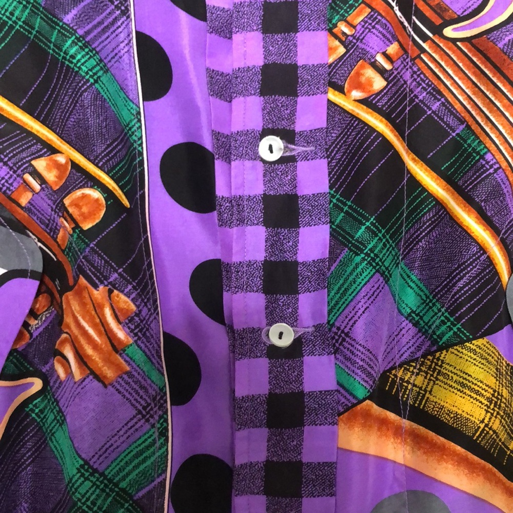 Vintage Kansai O2 silk bomber jacket - Picture 4 of 9